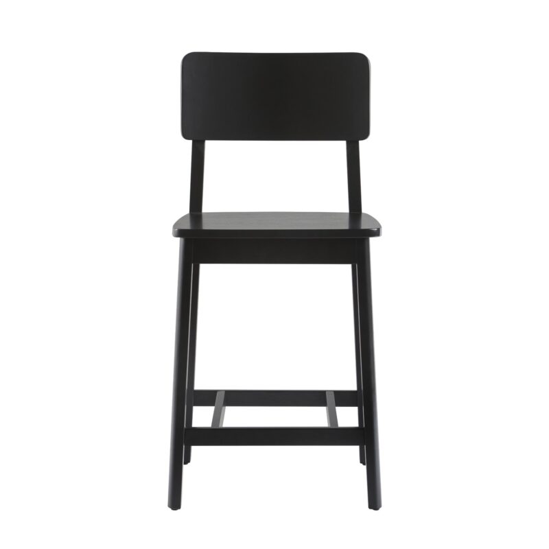 Minimalist Solid Wood Counter Stool, Set of 2 - Image 15