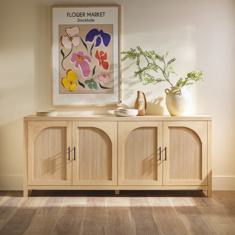 Sasha Modern Reeded Sideboard / TV Stand - Image 3