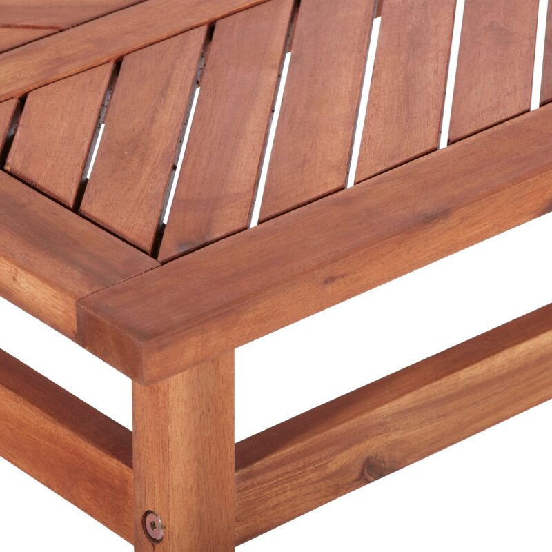 Vincent Patio Wood Coffee Table - Image 4