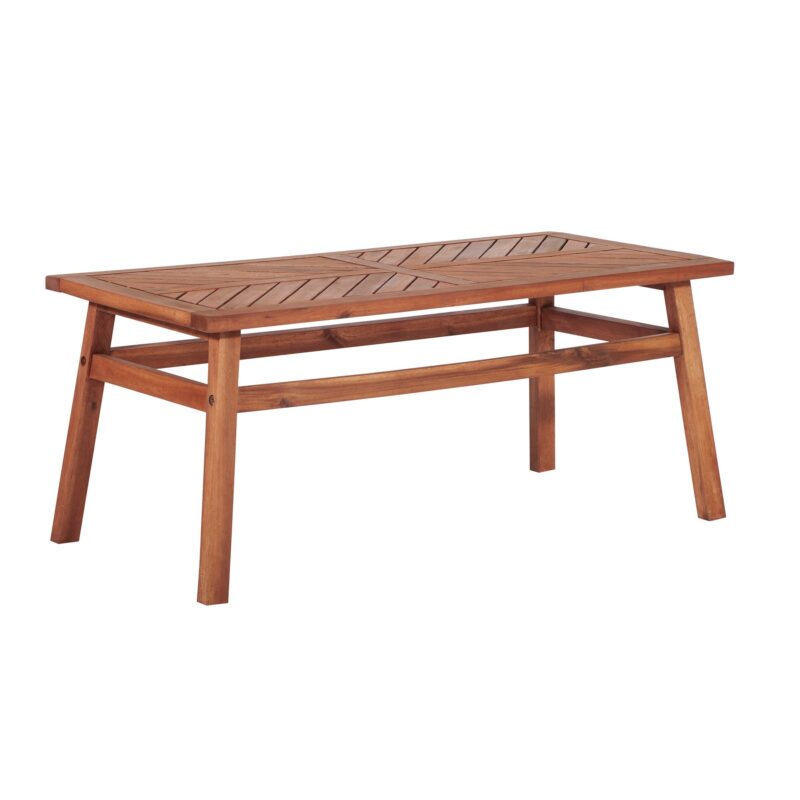 Vincent Patio Wood Coffee Table - Image 5