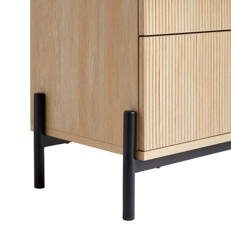 Paris Modern Scandinavian Reeded Chest - Image 8