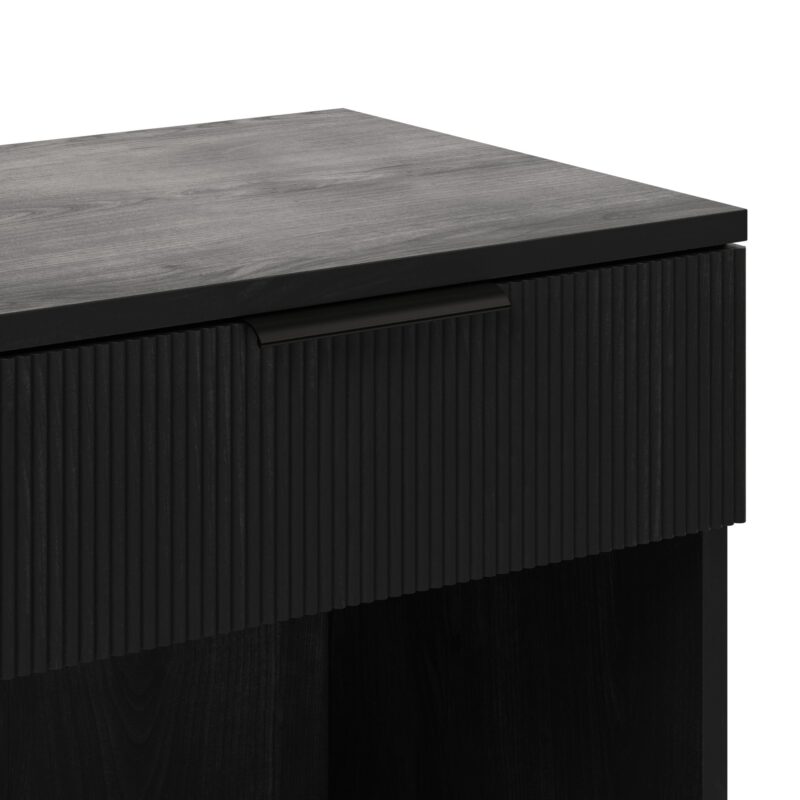 Paris Modern Scandinavian Reeded Nightstand - Image 26