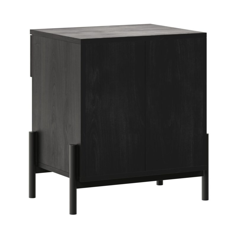 Paris Modern Scandinavian Reeded Nightstand - Image 30