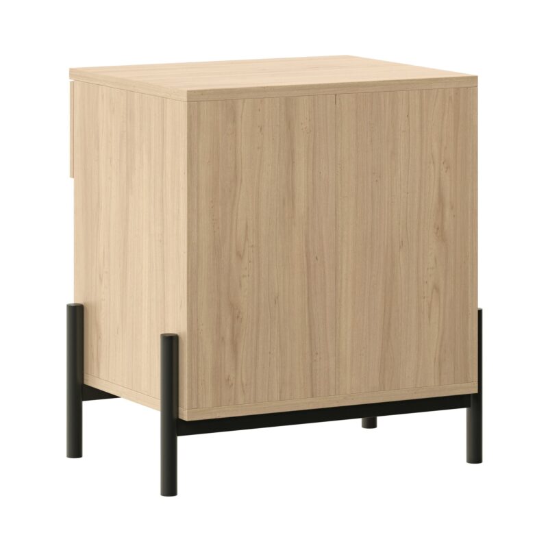 Paris Modern Scandinavian Reeded Nightstand - Image 7