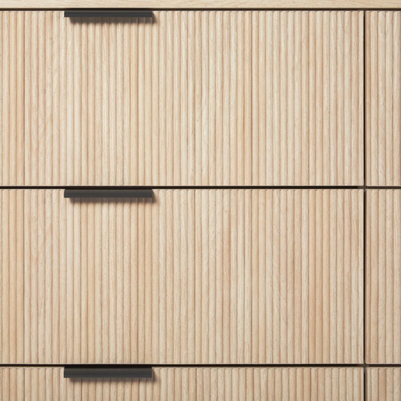 Paris Modern Scandinavian Reeded Dresser - Image 6