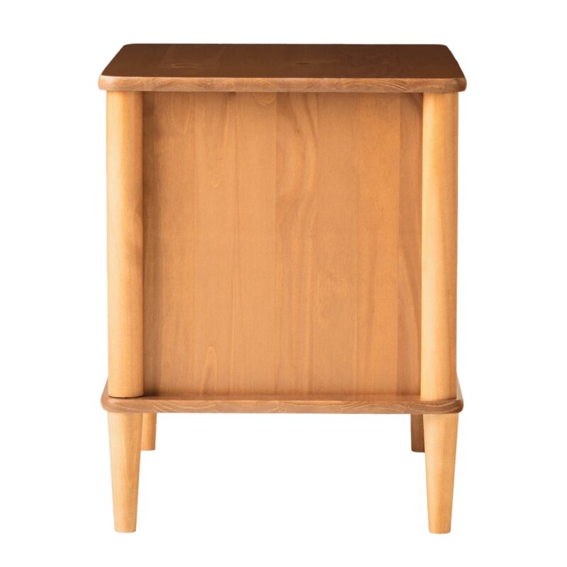 Walker Edison Spindle Transitional 1-Drawer Nightstand - Image 8
