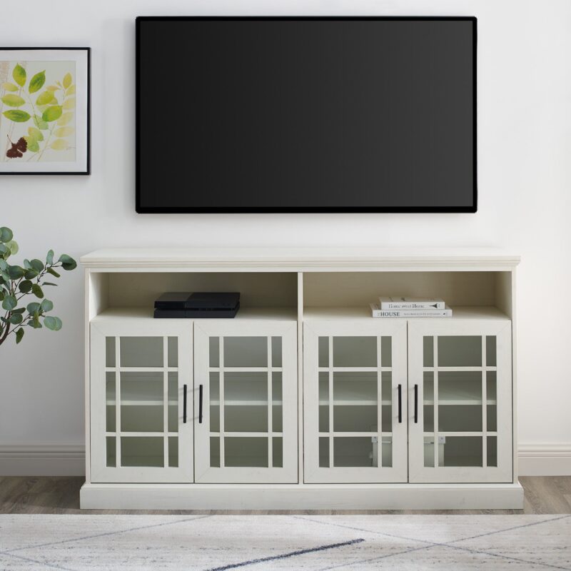 Hazel Glass 4 Door TV Stand - Image 8