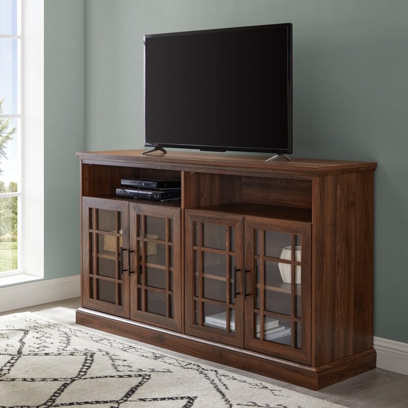 Hazel Glass 4 Door TV Stand - Image 10