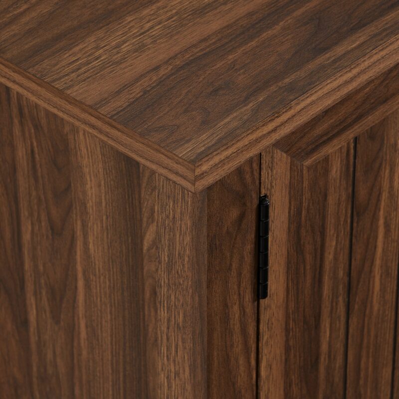 Farmhouse 58" Modern Grooved 2 Door TV Stand - Image 13