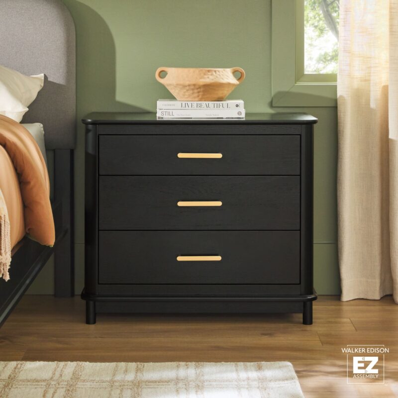 Annette Contemporary 3-Drawer Wood Nightstand - Image 16