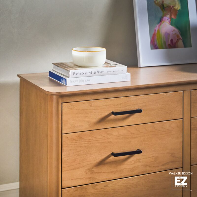 Annette Contemporary 6-Drawer Wood Dresser - Image 17