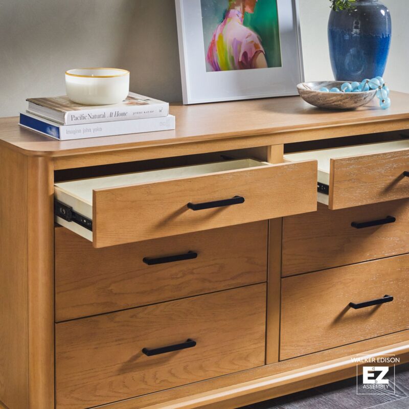 Annette Contemporary 6-Drawer Wood Dresser - Image 19