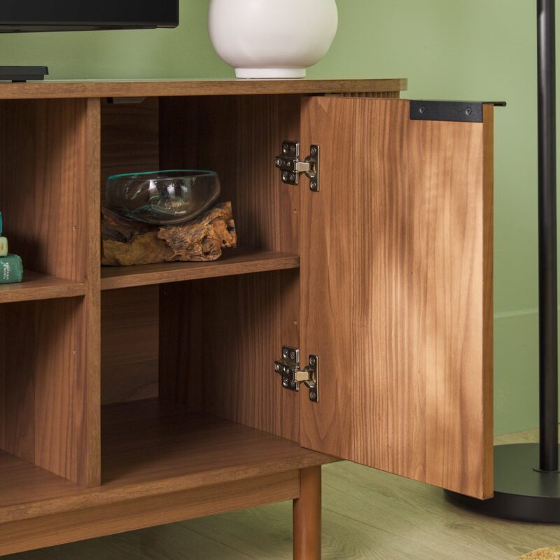 Chloe Modern Reeded TV Stand - Image 4