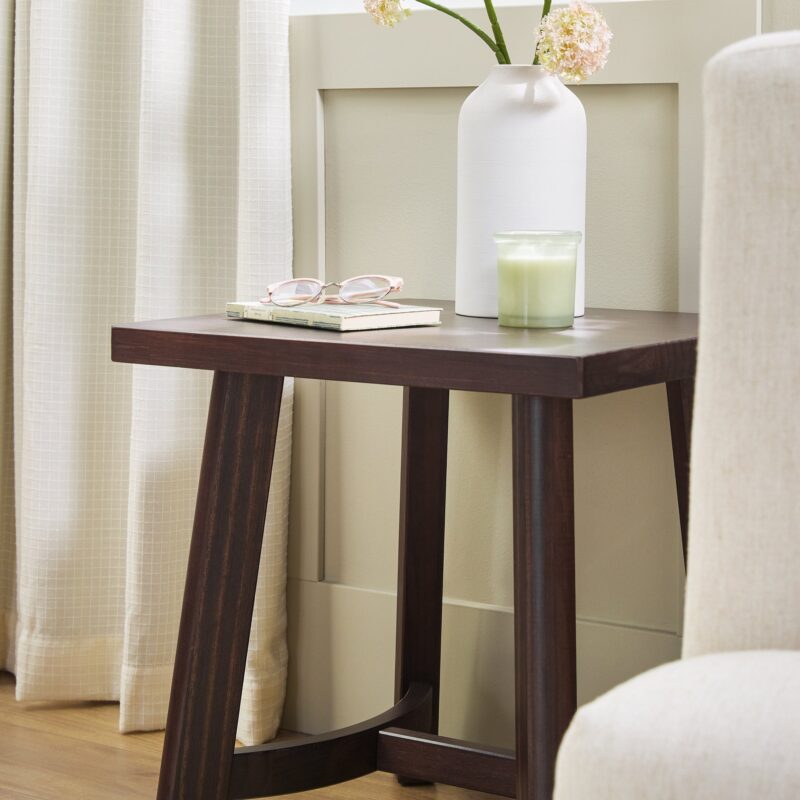 Colt Modern Farmhouse Easy Assembly 18" Side Table - Image 5