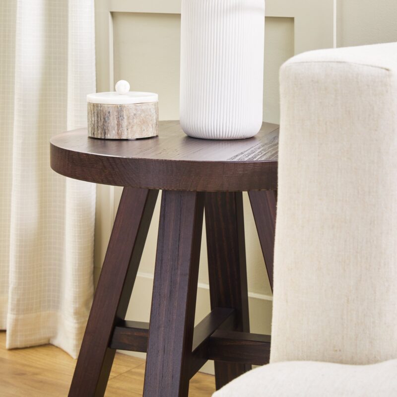 Colt Modern Farmhouse Easy Assembly 18" Side Table - Image 4