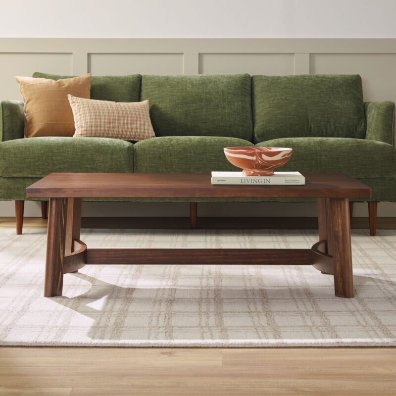 Colt Modern Farmhouse Easy Assembly 48" Coffee Table - Image 2