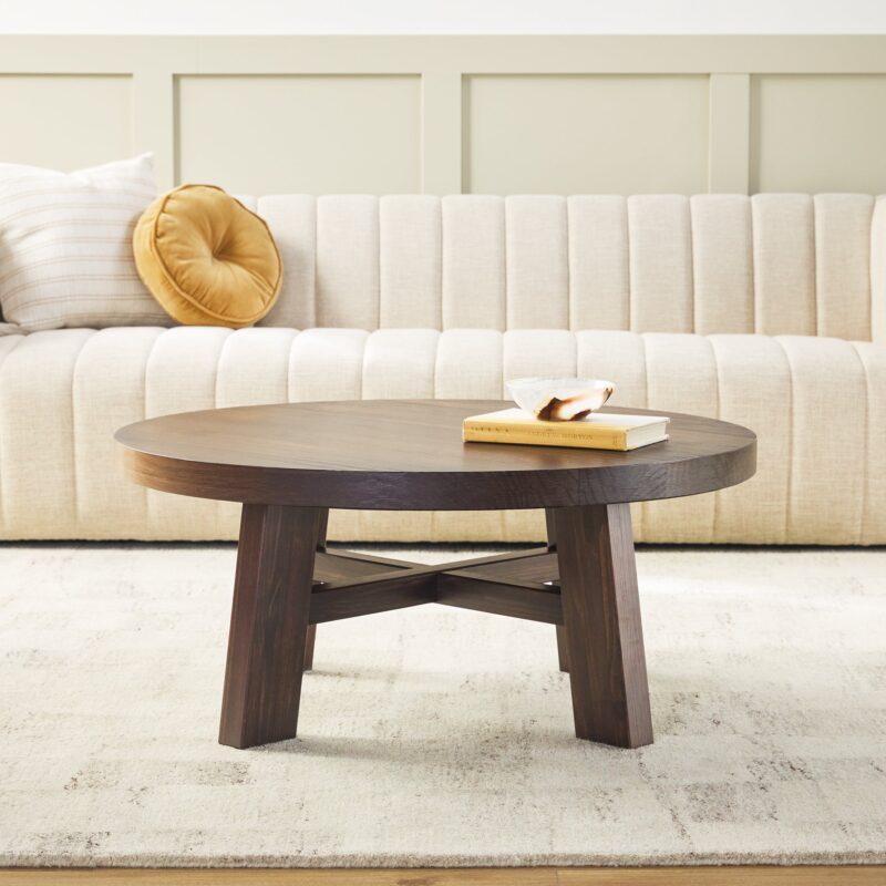 Colt Modern Farmhouse Easy Assembly 36" Coffee Table - Image 2