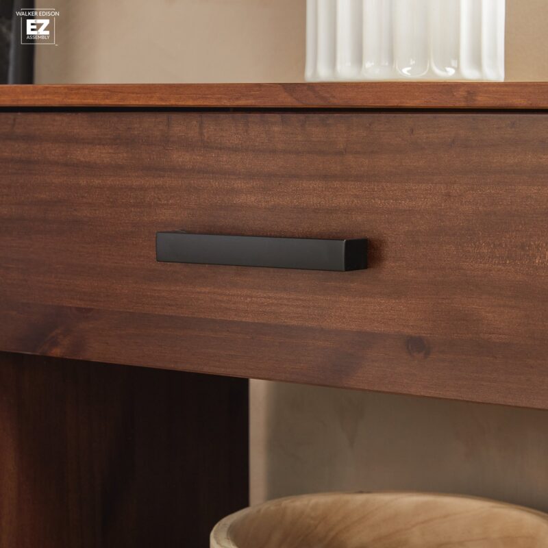 Declan 1-Drawer Solid Wood Nightstand With Handles - Image 6