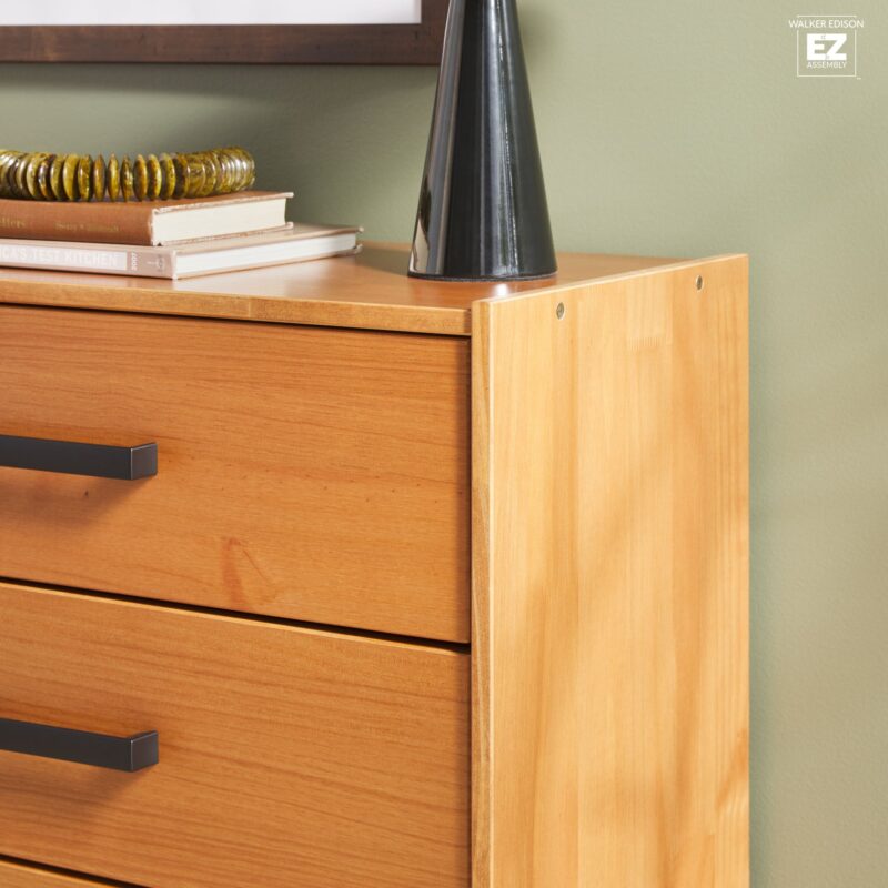 Declan 6-Drawer Solid Wood Dresser with Handles - Image 10