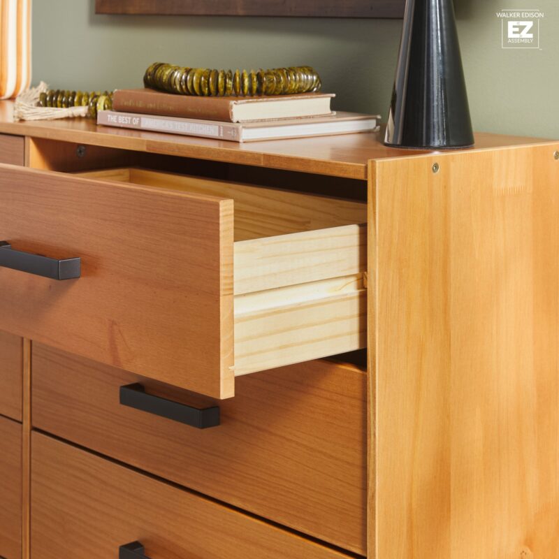 Declan 6-Drawer Solid Wood Dresser with Handles - Image 11
