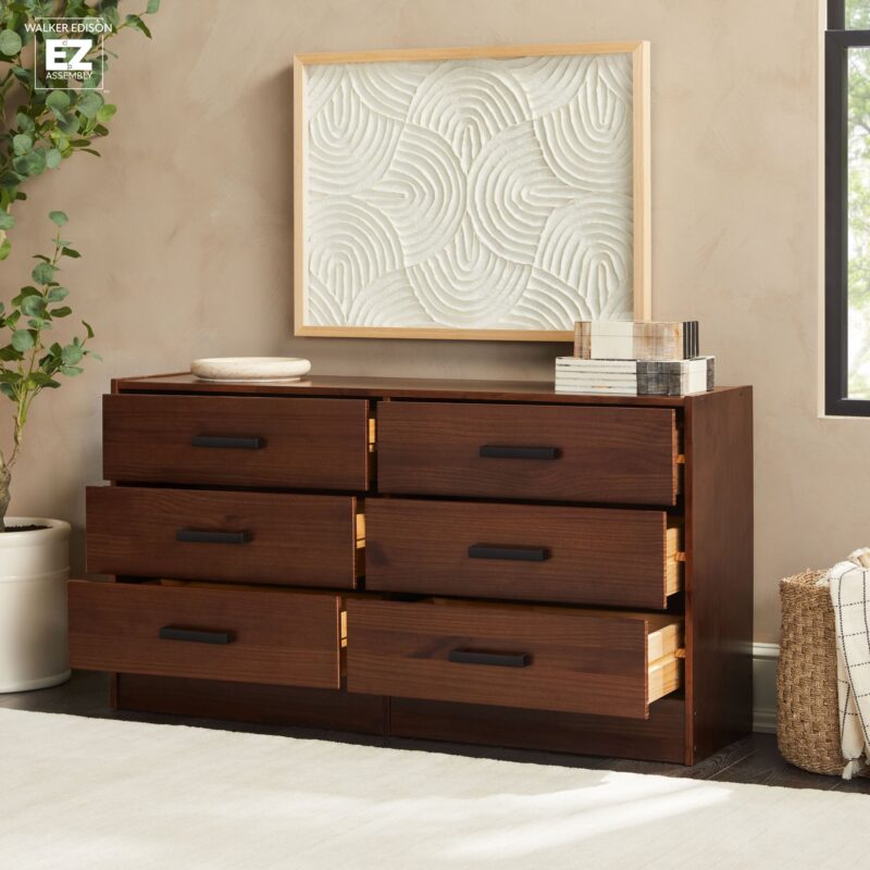 Declan 6-Drawer Solid Wood Dresser with Handles - Image 15