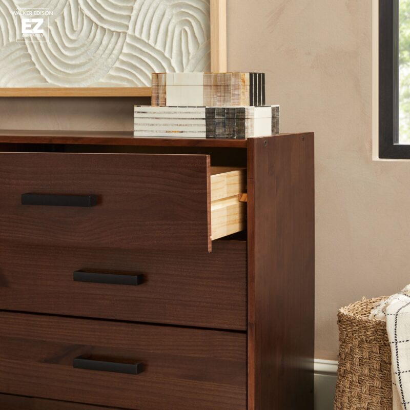 Declan 6-Drawer Solid Wood Dresser with Handles - Image 16