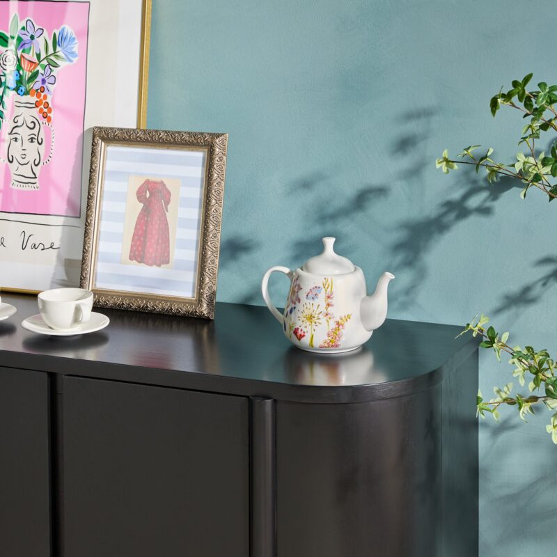 Ezra 70" Modern Curved Sideboard Cabinet - Image 15