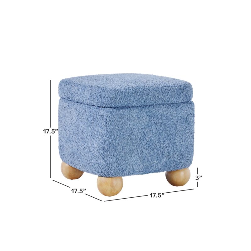Linley Contemporary Bouclé Upholstered Accent Chair with Ottoman Set - Image 21