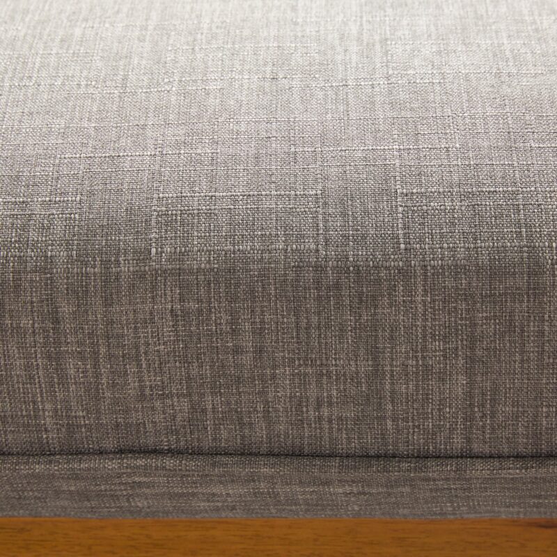Nash Modern Farmhouse Easy Assembly Linen Large Ottoman - Image 18