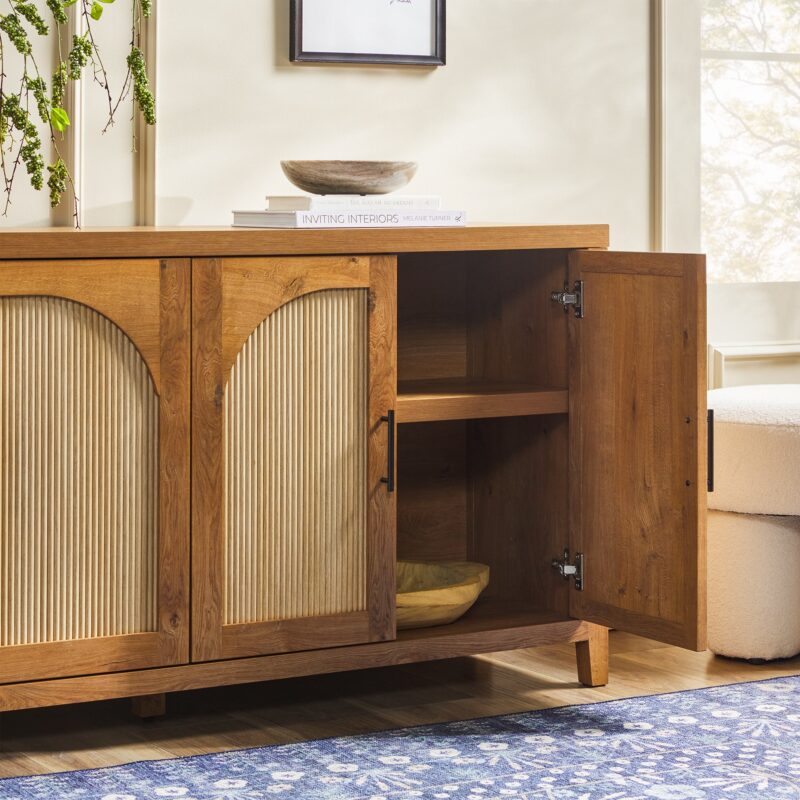 Sasha Modern Reeded Sideboard / TV Stand - Image 37