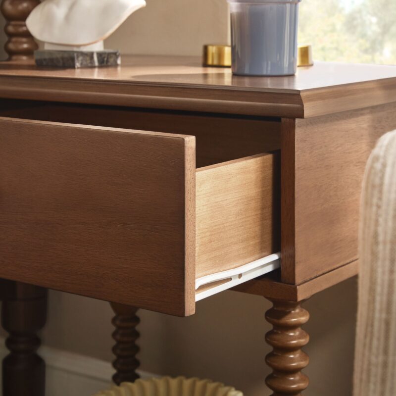 Traditional Vivienne Easy Assembly Solid Wood Nightstand - Image 15