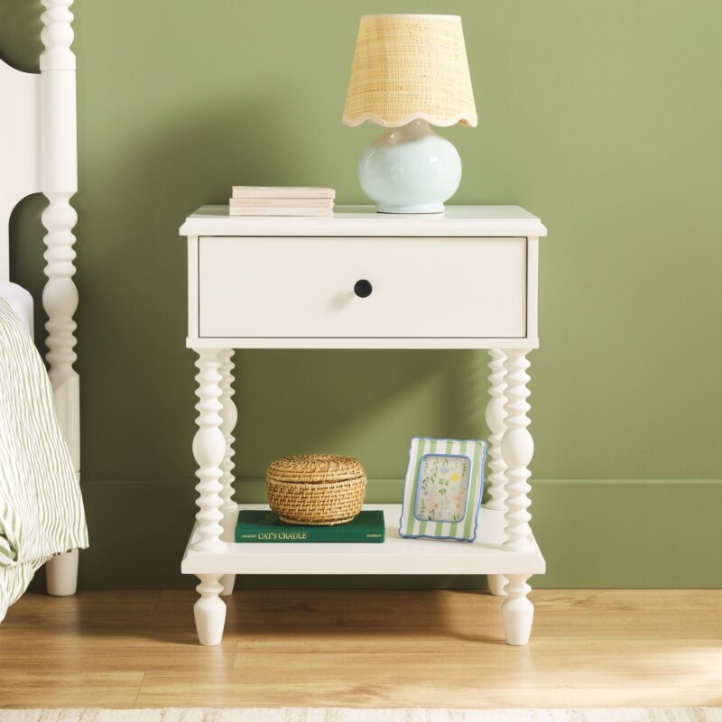 Traditional Vivienne Easy Assembly Solid Wood Nightstand - Image 24