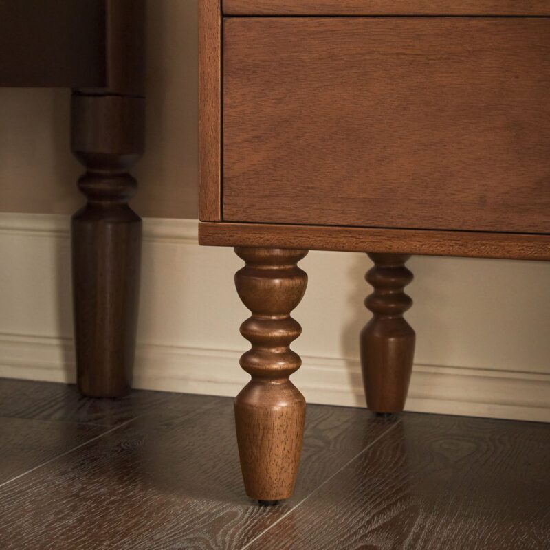 Traditional Vivienne Easy Assembly Solid Wood Nightstand - Image 36