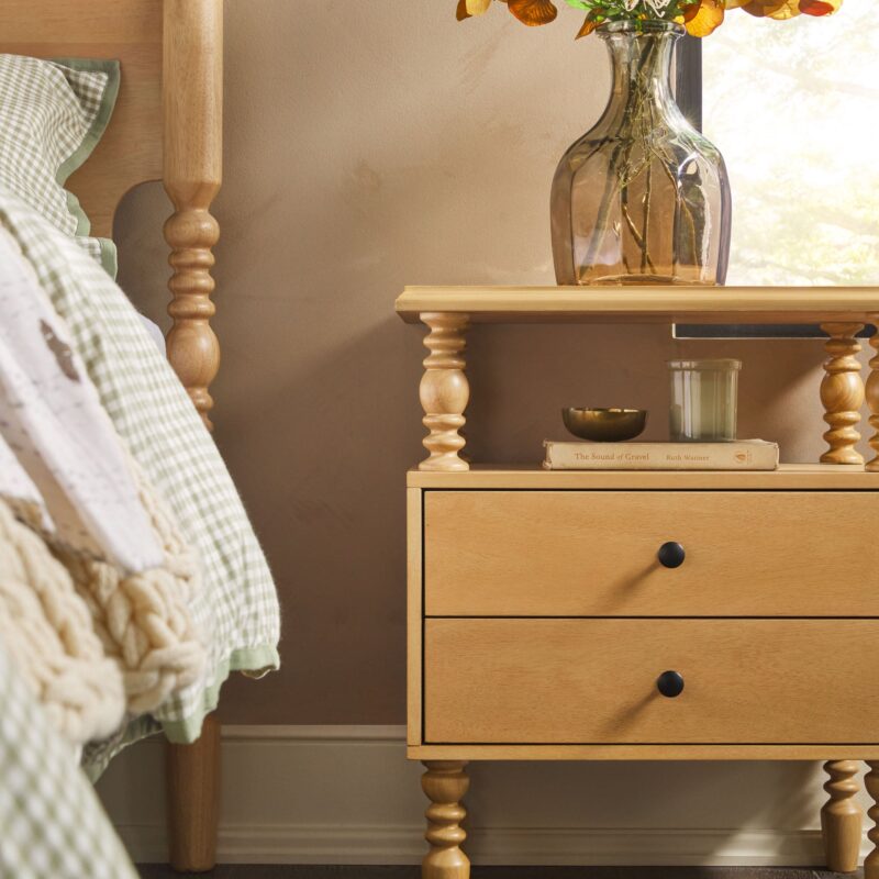 Traditional Vivienne Easy Assembly Solid Wood Nightstand - Image 47
