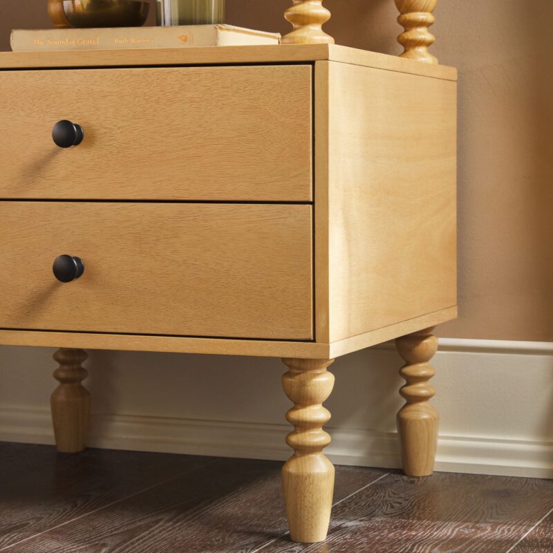 Traditional Vivienne Easy Assembly Solid Wood Nightstand - Image 46