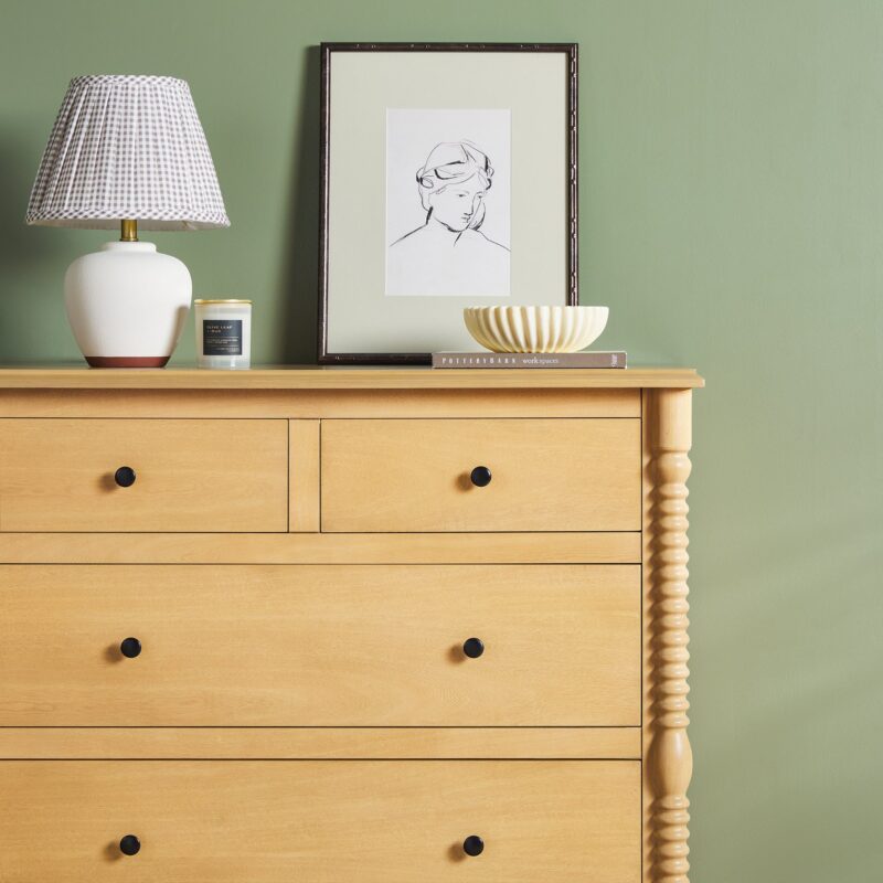 Traditional Vivienne 5-Drawer Easy Assembly Solid Wood Dresser - Image 21