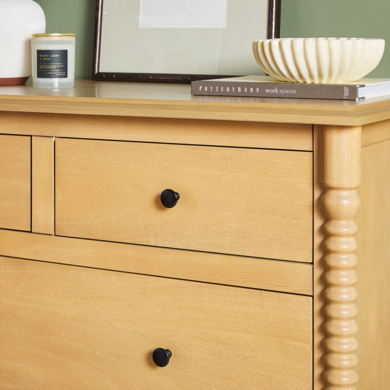 Traditional Vivienne 5-Drawer Easy Assembly Solid Wood Dresser - Image 25