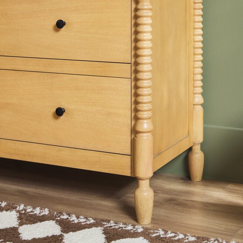 Traditional Vivienne 5-Drawer Easy Assembly Solid Wood Dresser - Image 26