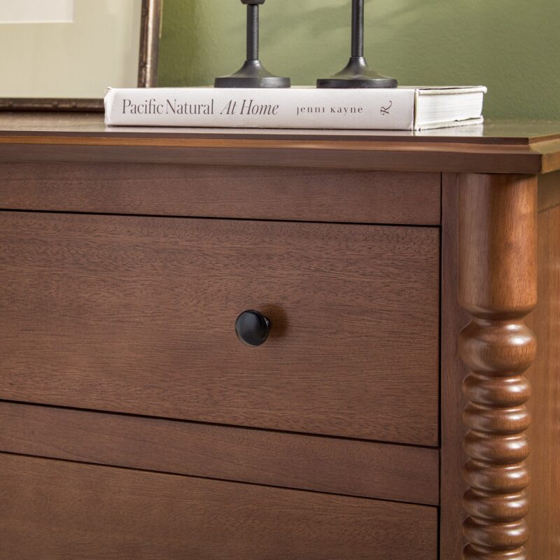 Traditional Vivienne 6-Drawer Easy Assembly Solid Wood Dresser - Image 17
