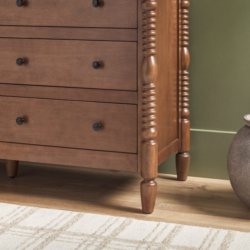 Traditional Vivienne 6-Drawer Easy Assembly Solid Wood Dresser - Image 11
