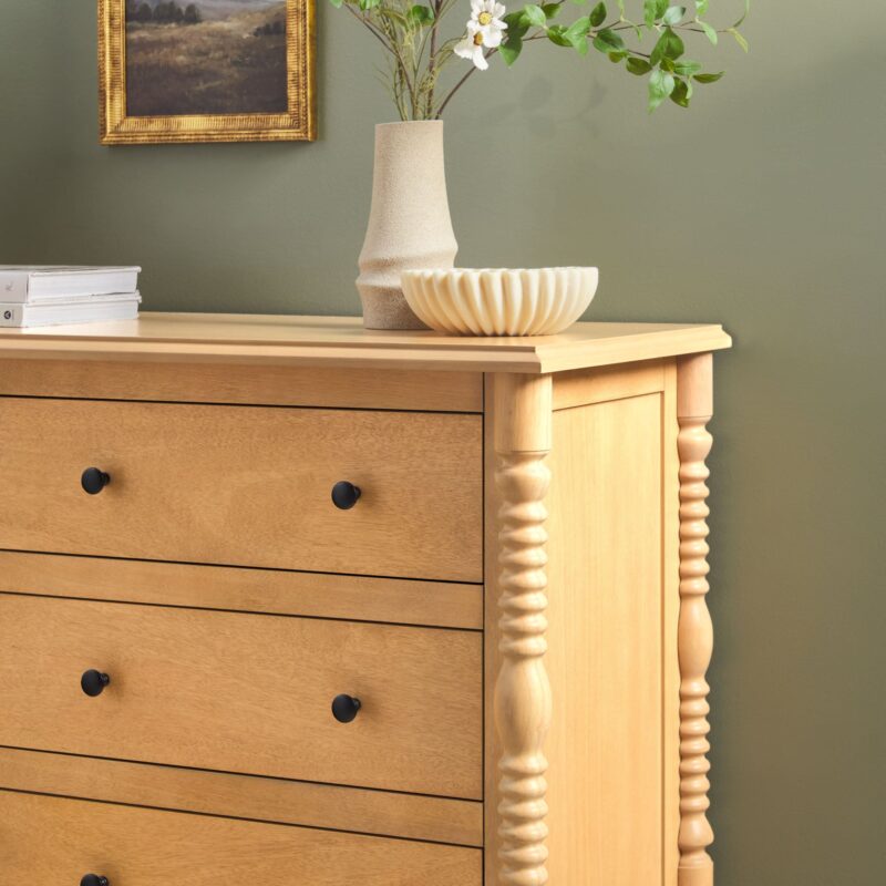 Traditional Vivienne 6-Drawer Easy Assembly Solid Wood Dresser - Image 21