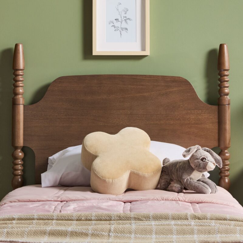 Traditional Vivienne Easy Assembly Solid Wood Twin Bedframe - Image 5