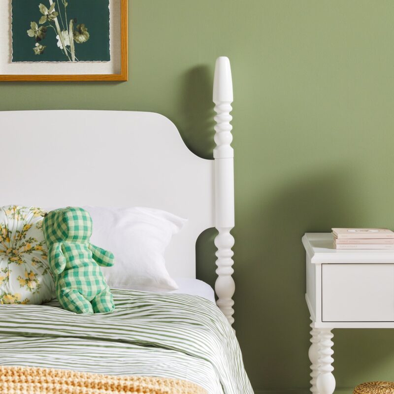 Traditional Vivienne Easy Assembly Solid Wood Twin Bedframe - Image 13
