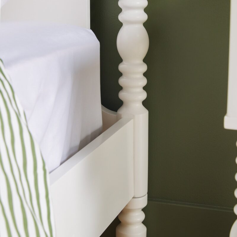Traditional Vivienne Easy Assembly Solid Wood Twin Bedframe - Image 16