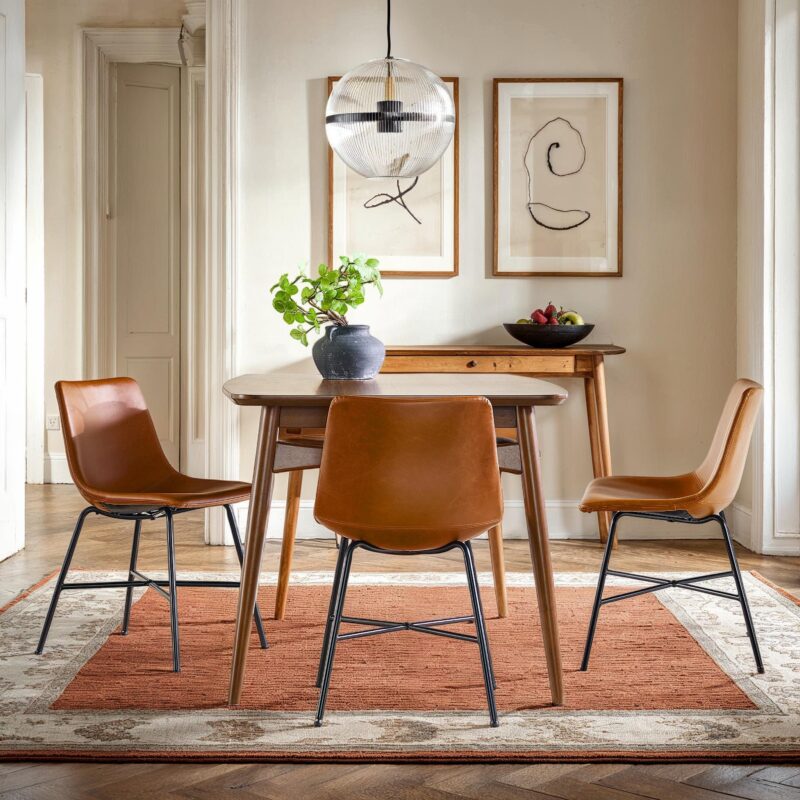 Xuma Urban Industrial Faux Leather Seating Collection (Dining Chair or Counter Stool), Set of 2 - Image 16