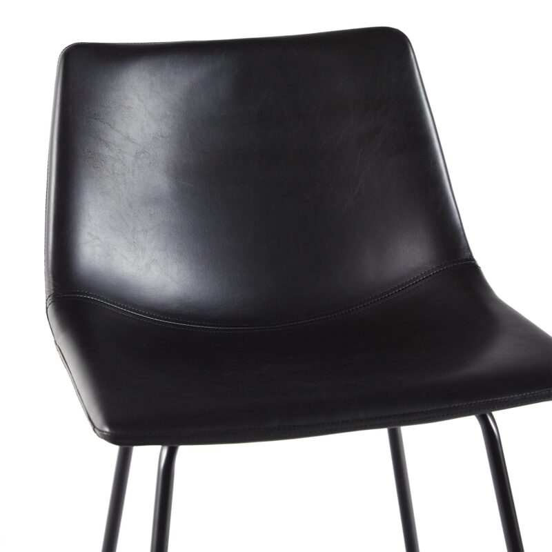 Xuma Urban Industrial Faux Leather Seating Collection (Dining Chair or Counter Stool), Set of 2 - Image 34