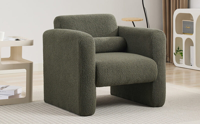 Walker Edison | Sherpa Modern Cloud Accent Chair - Image 19