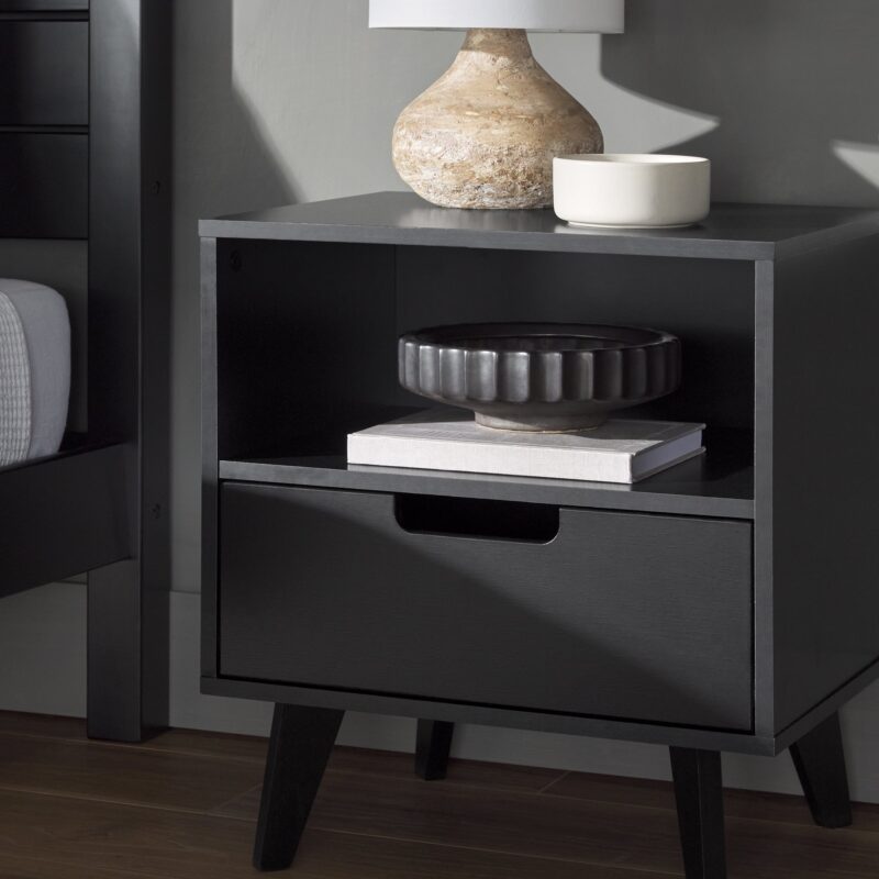 Sloane Hans Mid-Century Modern Angle-Leg Nightstand - Image 7