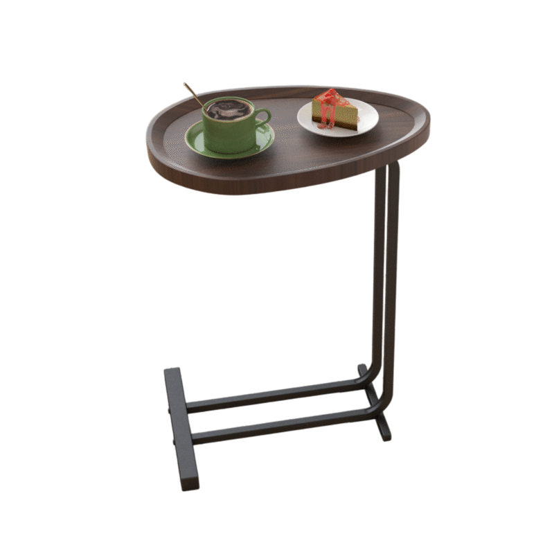 Walker Edison | C Shape End Table for Sofa and Bedside - Image 19