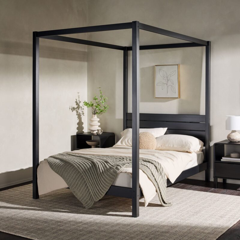 Isla Solid Wood Canopy Bedframe Collection - Image 21